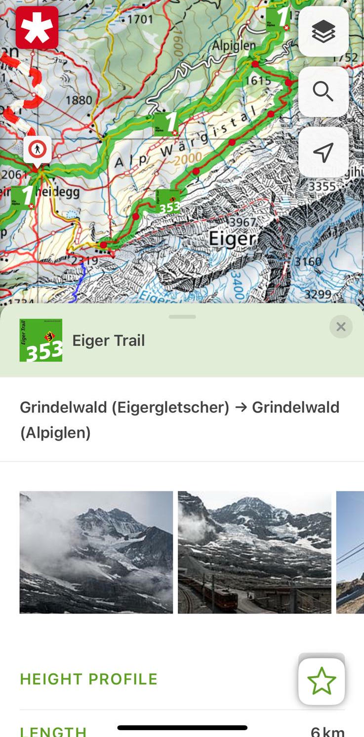hiking trails